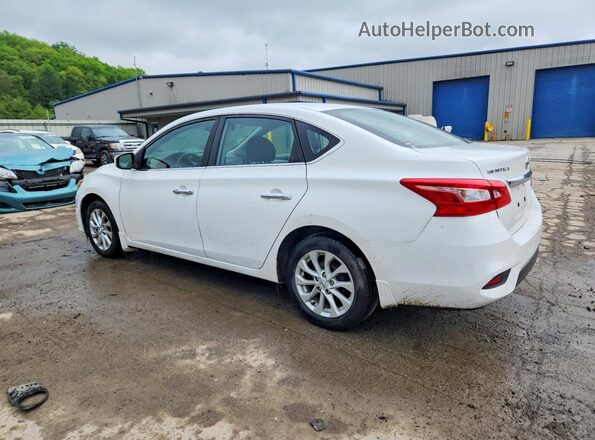 3N1AB7AP6KY441405 2019 NISSAN SENTRA White Tył lewy