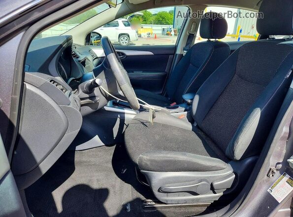 3N1AB7AP6KY441999 2019 NISSAN SENTRA Charcoal Widok wnętrza z przodu