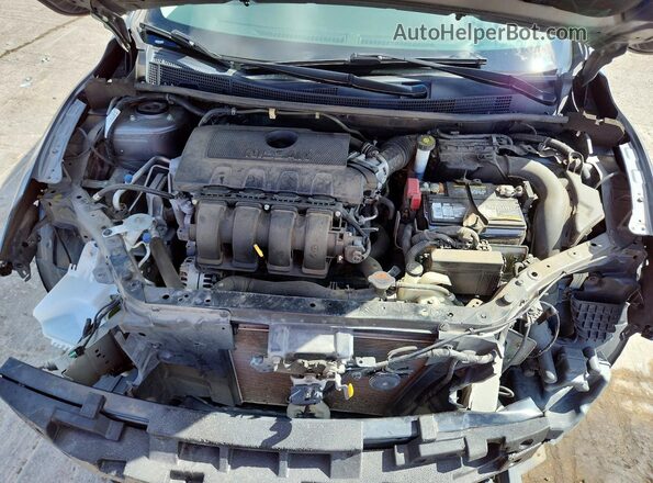 3N1AB7AP6KY441999 2019 NISSAN SENTRA Charcoal Widok wnętrza z tyłu