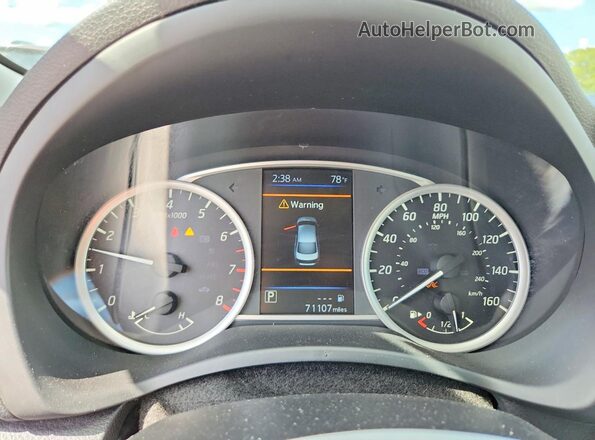 3N1AB7AP6KY441999 2019 NISSAN SENTRA Charcoal Widok zestawu wskaźników