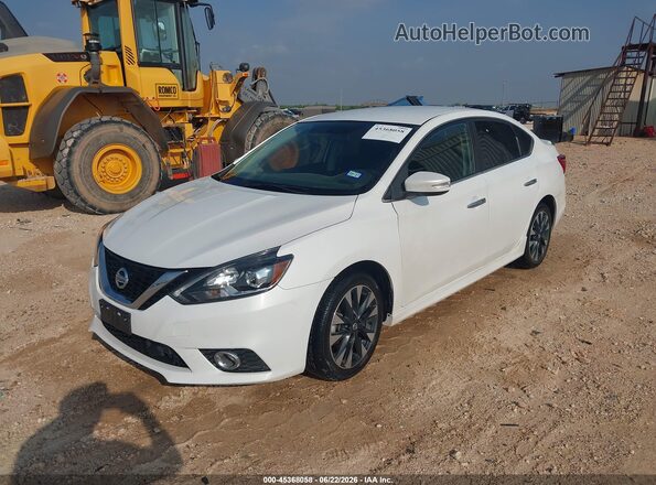 3N1AB7AP6KY443834 2019 NISSAN SENTRA White Vista tres cuartos delantera izquierda