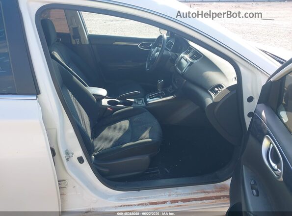 3N1AB7AP6KY443834 2019 NISSAN SENTRA White Vista interior delantera