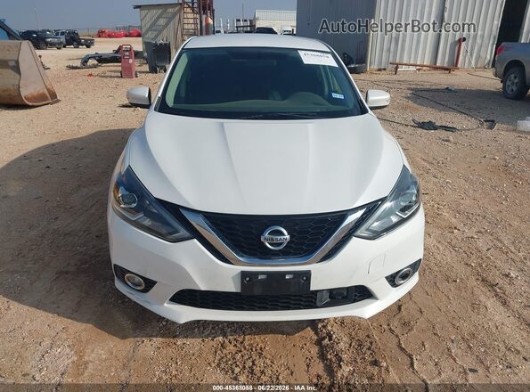 3N1AB7AP6KY443834 2019 NISSAN SENTRA White Vista del cuadro de instrumentos