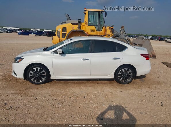 3N1AB7AP6KY443834 2019 NISSAN SENTRA White Vista interior de 360 grados
