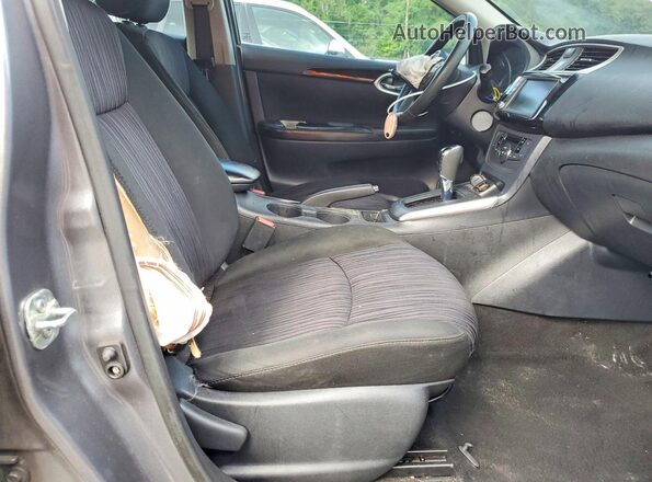 3N1AB7AP6KY450315 2019 NISSAN SENTRA Gray Vista interior delantera