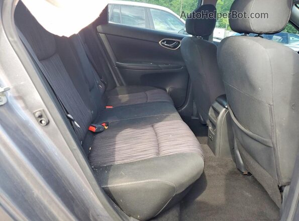 3N1AB7AP6KY450315 2019 NISSAN SENTRA Gray Vista de los asientos traseros