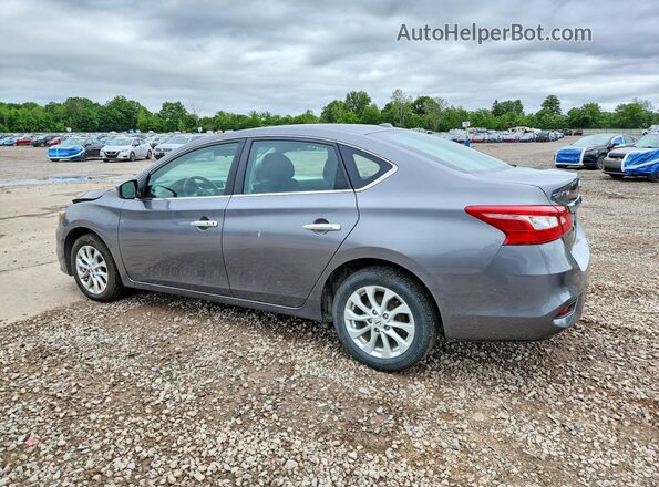 3N1AB7AP6KY451562 2019 NISSAN SENTRA Gray უკანა მარცხენა