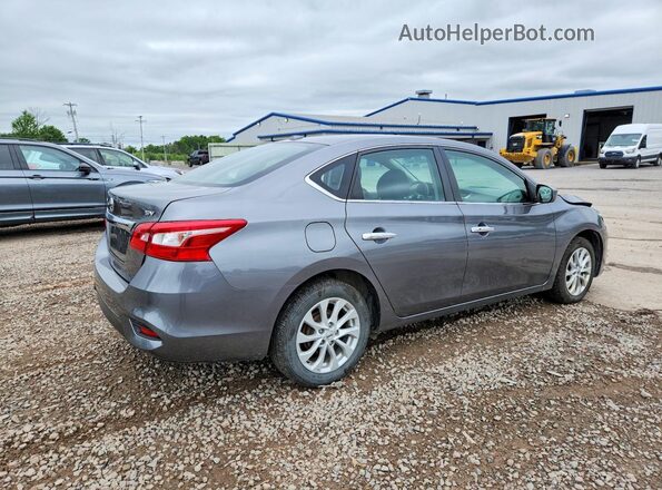 3N1AB7AP6KY451562 2019 NISSAN SENTRA Gray უკანა მარჯვენა