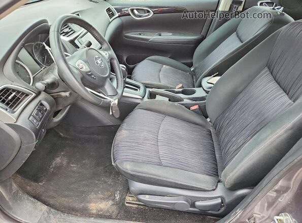 3N1AB7AP6KY451562 2019 NISSAN SENTRA Gray წინა სალონის ხედი