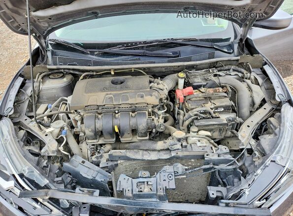 3N1AB7AP6KY451562 2019 NISSAN SENTRA Gray უკანა სალონის ხედი