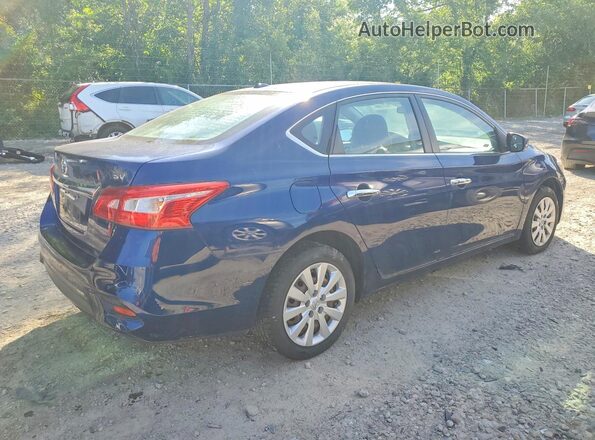 3N1AB7AP7GL637387 2016 NISSAN SENTRA Blue უკანა მარჯვენა