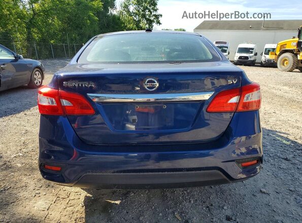 3N1AB7AP7GL637387 2016 NISSAN SENTRA Blue უკანა ხედი