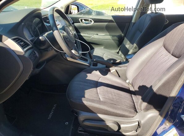 3N1AB7AP7GL637387 2016 NISSAN SENTRA Blue წინა სალონის ხედი