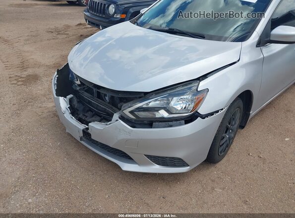 3N1AB7AP7GL643920 2016 NISSAN SENTRA Silver წინა ხედი
