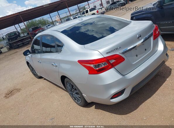 3N1AB7AP7GL643920 2016 NISSAN SENTRA Silver უკანა მარცხენა