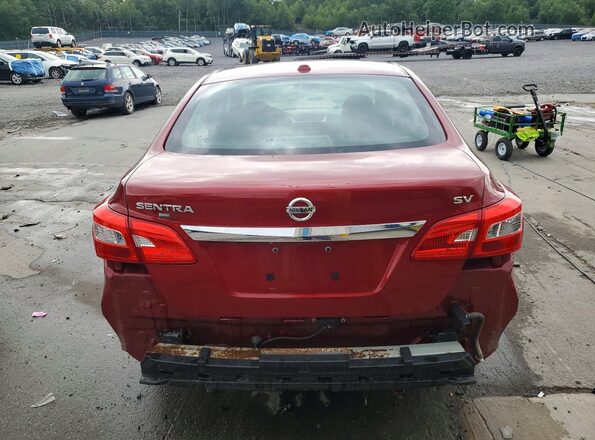 3N1AB7AP7GL667344 2016 NISSAN SENTRA Red უკანა ხედი