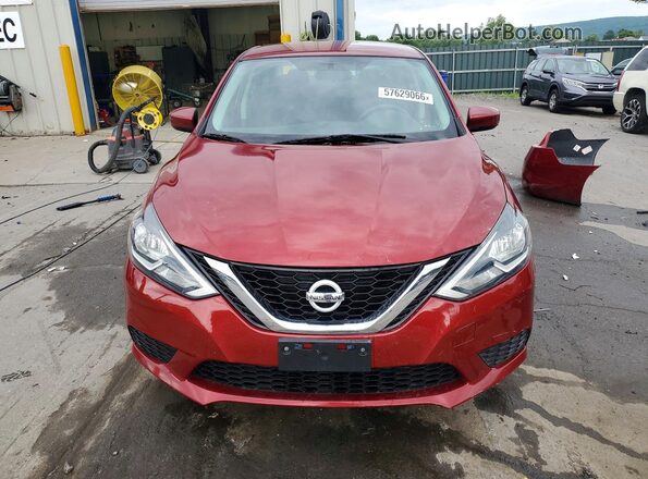 3N1AB7AP7GL667344 2016 NISSAN SENTRA Red წინა ხედი