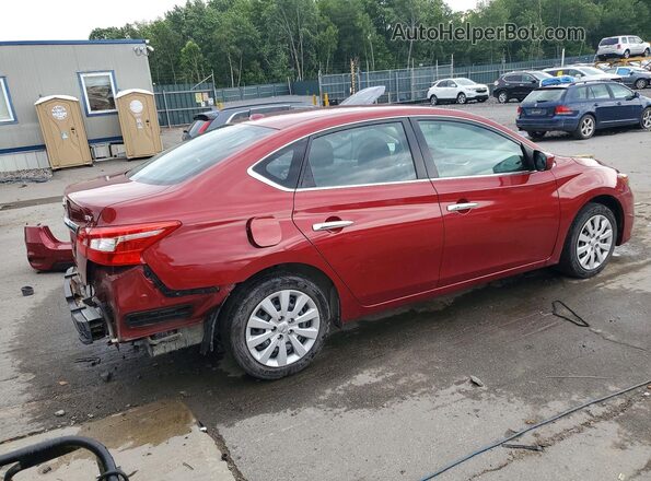 3N1AB7AP7GL667344 2016 NISSAN SENTRA Red უკანა მარჯვენა