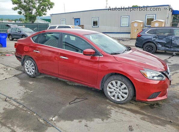 3N1AB7AP7GL667344 2016 NISSAN SENTRA Red წინა მარჯვენა