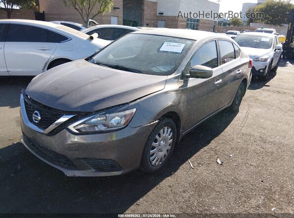 3N1AB7AP7GL676061 2016 NISSAN SENTRA Gray Vista tres cuartos delantera izquierda