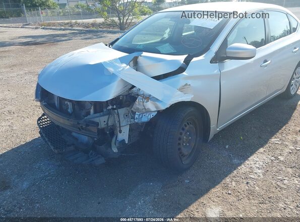 3N1AB7AP7GL678778 2016 NISSAN SENTRA Silver Front view