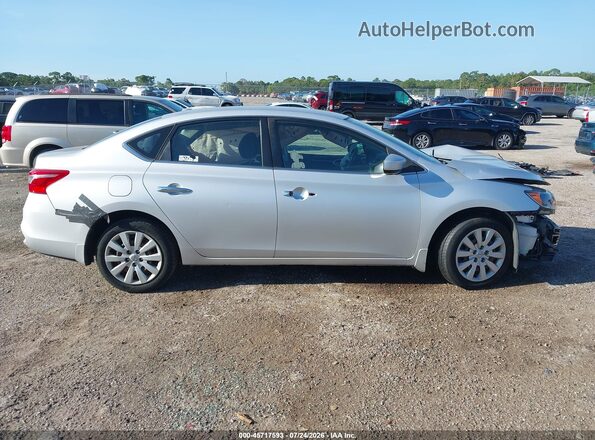 3N1AB7AP7GL678778 2016 NISSAN SENTRA Silver Rear interior view