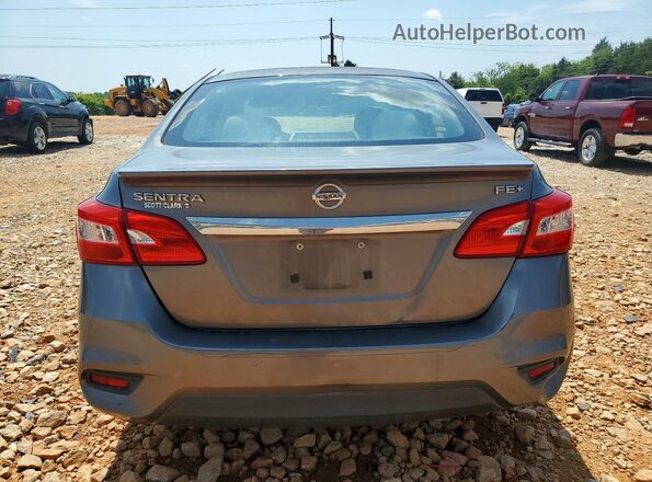 3N1AB7AP7GY221682 2016 NISSAN SENTRA Gray Հետևի տեսք