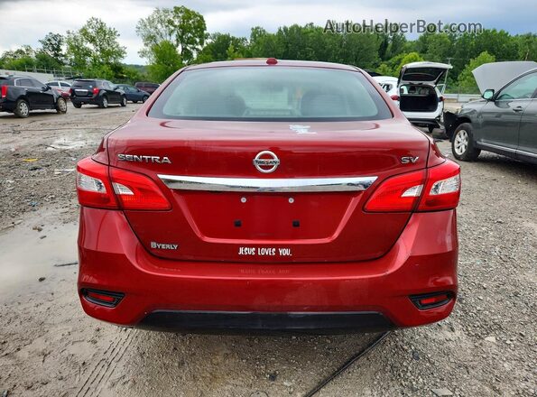 3N1AB7AP7GY237672 2016 NISSAN SENTRA Коричневый Вид сзади