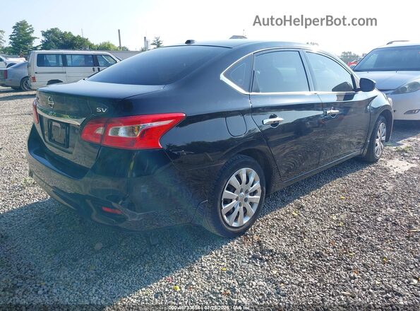 3N1AB7AP7GY241009 2016 NISSAN SENTRA Black უკანა მარჯვენა