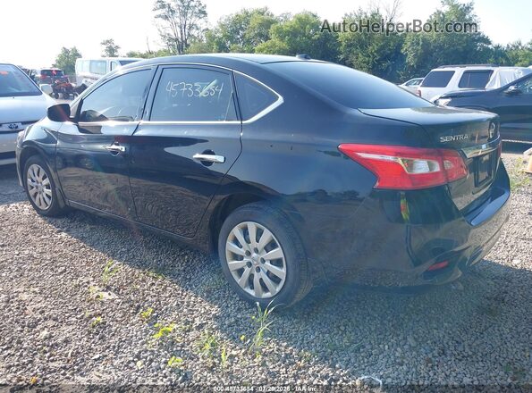 3N1AB7AP7GY241009 2016 NISSAN SENTRA Black უკანა მარცხენა