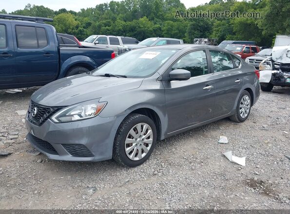 3N1AB7AP7GY251037 2016 NISSAN SENTRA Серый Передняя левая четверть