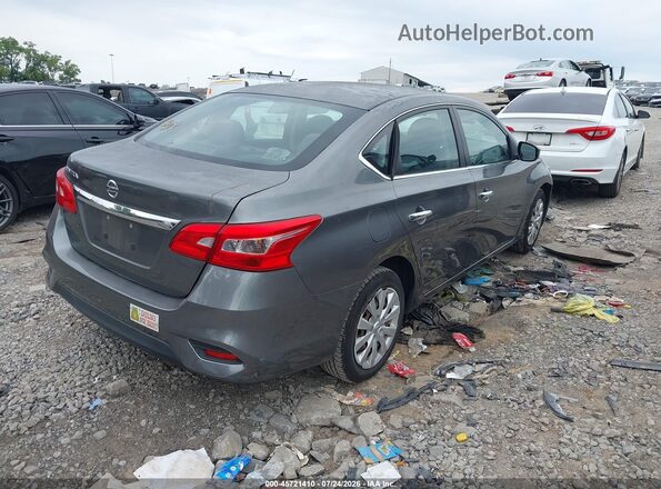 3N1AB7AP7GY251037 2016 NISSAN SENTRA Серый Задняя правая четверть