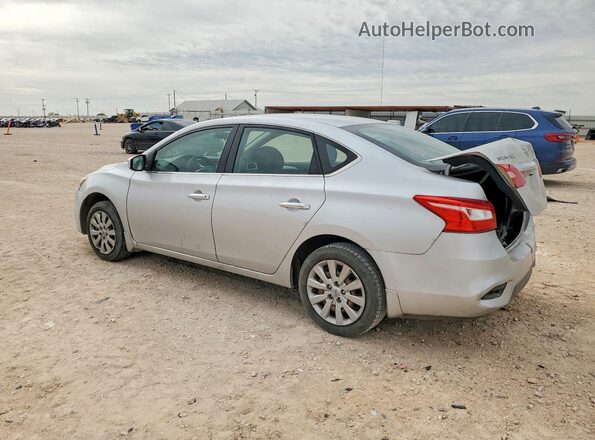 3N1AB7AP7GY257744 2016 NISSAN SENTRA Silver Rear left