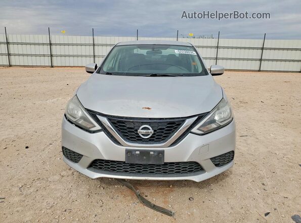 3N1AB7AP7GY257744 2016 NISSAN SENTRA Silver Front view