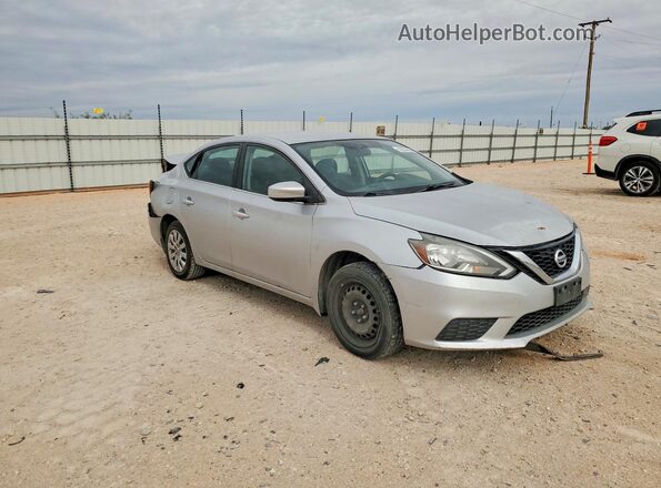 3N1AB7AP7GY257744 2016 NISSAN SENTRA Silver Front right