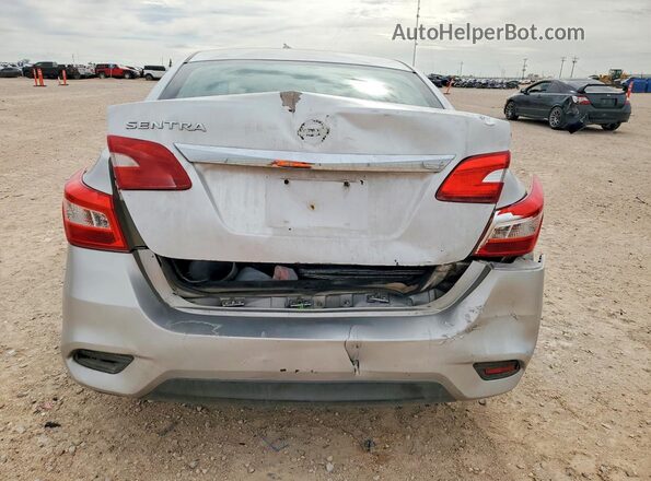 3N1AB7AP7GY257744 2016 NISSAN SENTRA Silver Rear view