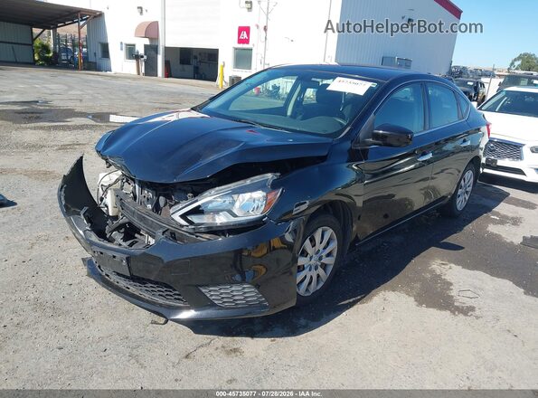3N1AB7AP7GY260837 2016 NISSAN SENTRA Black Передня ліва чверть