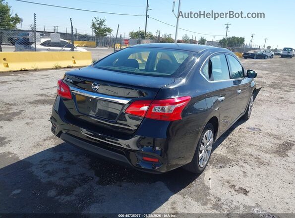 3N1AB7AP7GY260837 2016 NISSAN SENTRA Black Задня права чверть