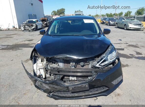 3N1AB7AP7GY260837 2016 NISSAN SENTRA Black Вид задньої частини салону