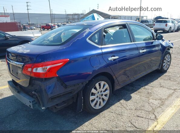 3N1AB7AP7GY270462 2016 NISSAN SENTRA Blue Задня права чверть