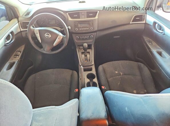 3N1AB7AP7GY291358 2016 NISSAN SENTRA Silver Widok deski rozdzielczej