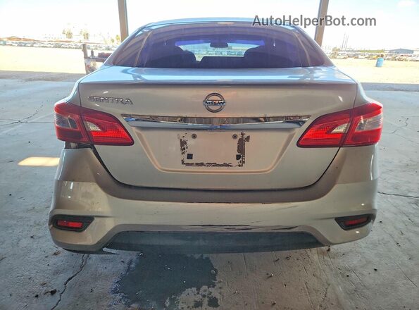 3N1AB7AP7GY291358 2016 NISSAN SENTRA Silver Widok z tyłu