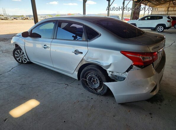 3N1AB7AP7GY291358 2016 NISSAN SENTRA Silver Tył lewy