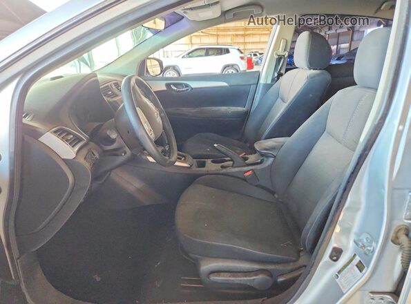 3N1AB7AP7GY291358 2016 NISSAN SENTRA Silver Widok wnętrza z przodu