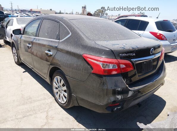 3N1AB7AP7GY295586 2016 NISSAN SENTRA Black Trasero izquierdo