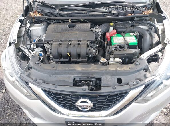 3N1AB7AP7GY301077 2016 NISSAN SENTRA Silver Widok z tyłu