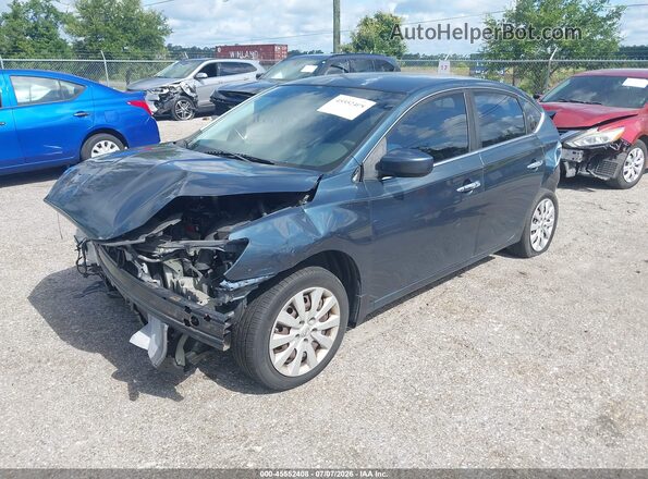 3N1AB7AP7GY308725 2016 NISSAN SENTRA Blue Przód lewy