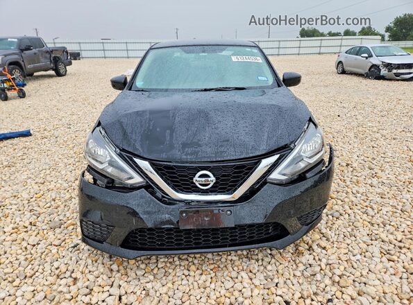 3N1AB7AP7GY315755 2016 NISSAN SENTRA Black Դիմացի տեսք