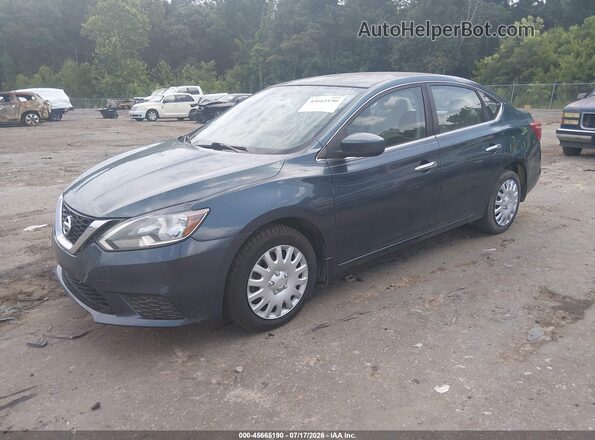 3N1AB7AP7GY317053 2016 NISSAN SENTRA Green Առջևի ձախ երեք քառորդ տեսարան