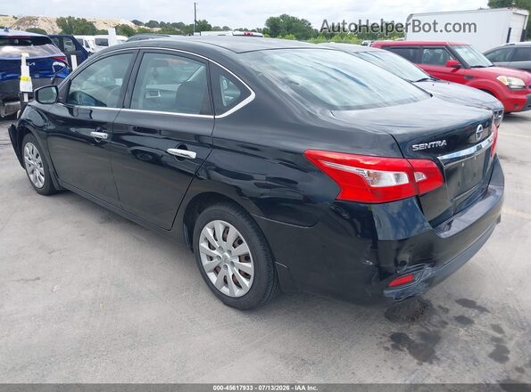 3N1AB7AP7GY322558 2016 NISSAN SENTRA Black Trasero izquierdo